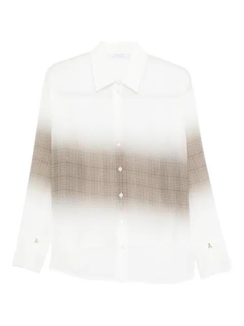 ombre-print shirt by PATRIZIA PEPE