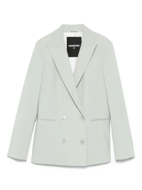 peak-lapel double-breasted jacket by PATRIZIA PEPE