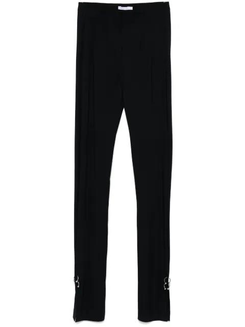 piercing-detail straight-leg trousers by PATRIZIA PEPE