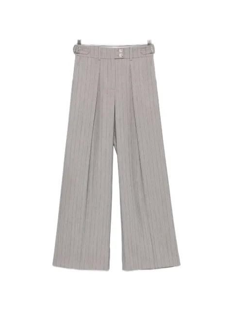 pinstriped palazzo pants by PATRIZIA PEPE