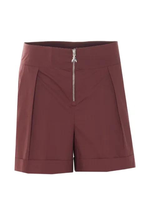 pleated cotton shorts by PATRIZIA PEPE