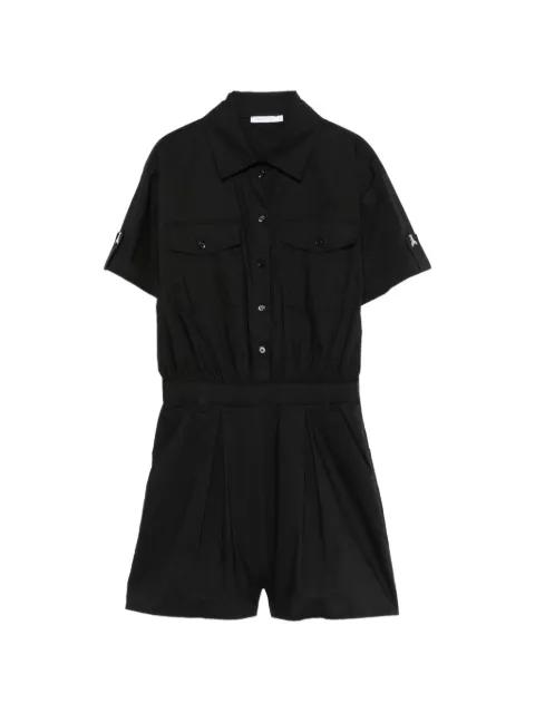 poplin short-sleeve jumpsuit by PATRIZIA PEPE