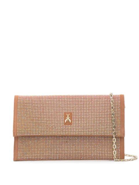rhinestone-embellished clutch bag by PATRIZIA PEPE