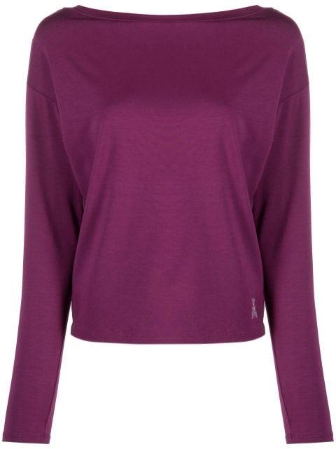 rhinestone-embellished jersey sweatshirt by PATRIZIA PEPE