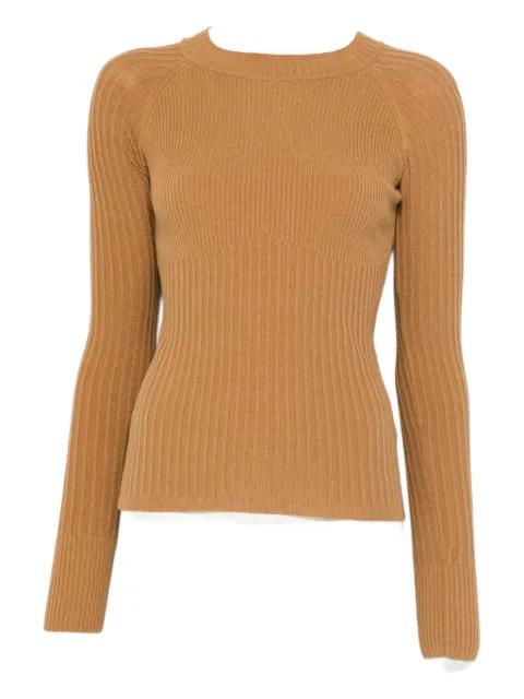 ribbed fitted sweater by PATRIZIA PEPE