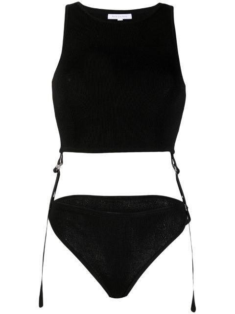 ribbed-knit sleeveless bodysuit by PATRIZIA PEPE