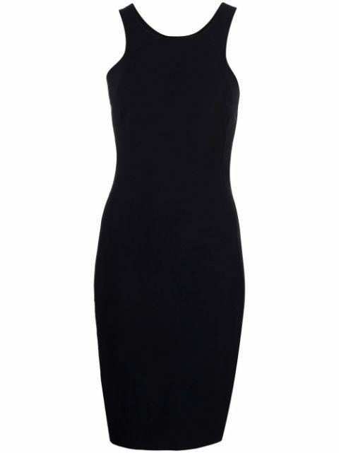 round-neck sleeveless racer dress by PATRIZIA PEPE