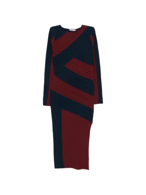 sculptural knitted midi dress by PATRIZIA PEPE
