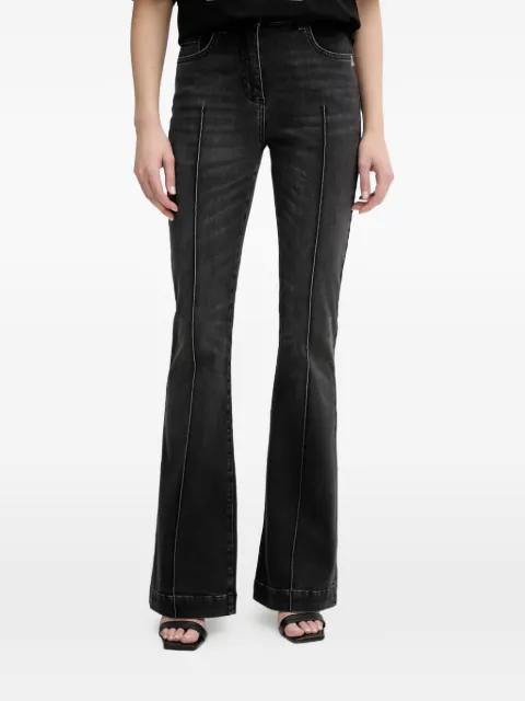 seam-detail flared jeans by PATRIZIA PEPE