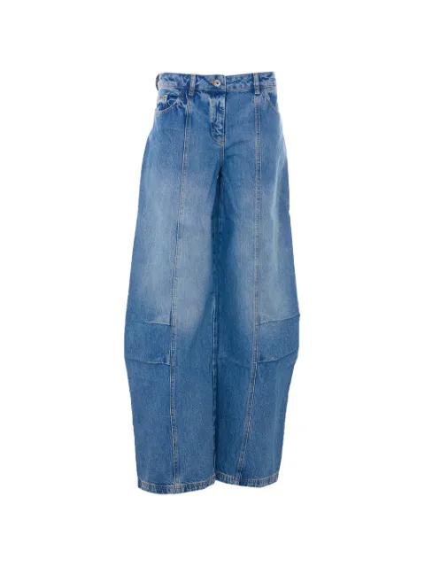 seam-detail wide-leg jeans by PATRIZIA PEPE