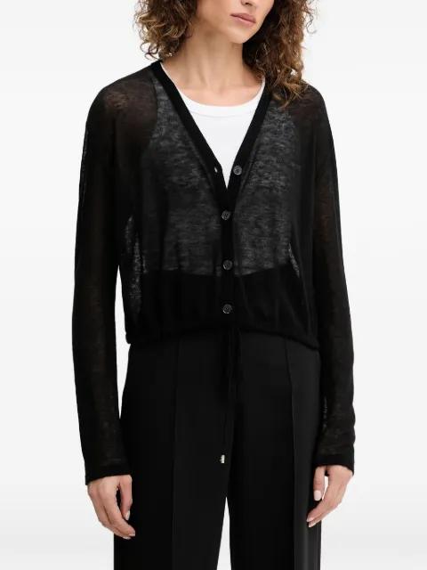 semi-sheer cardigan by PATRIZIA PEPE