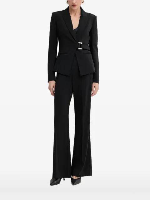 single-breasted belted blazer by PATRIZIA PEPE