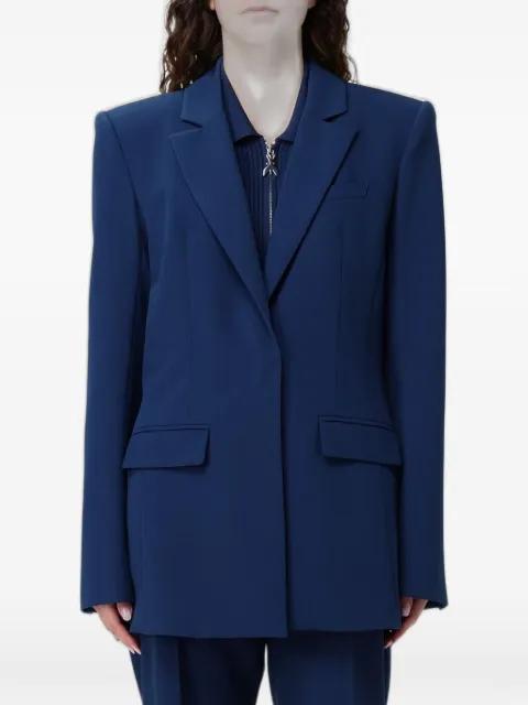single-breasted slim-fit blazer by PATRIZIA PEPE