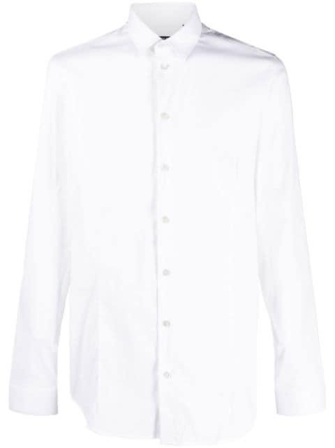 slim-cut long-sleeve shirt by PATRIZIA PEPE