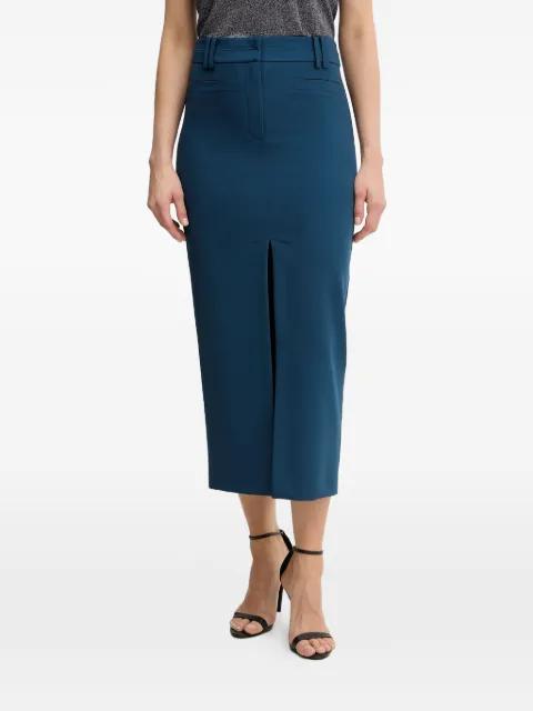 slit midi skirt by PATRIZIA PEPE
