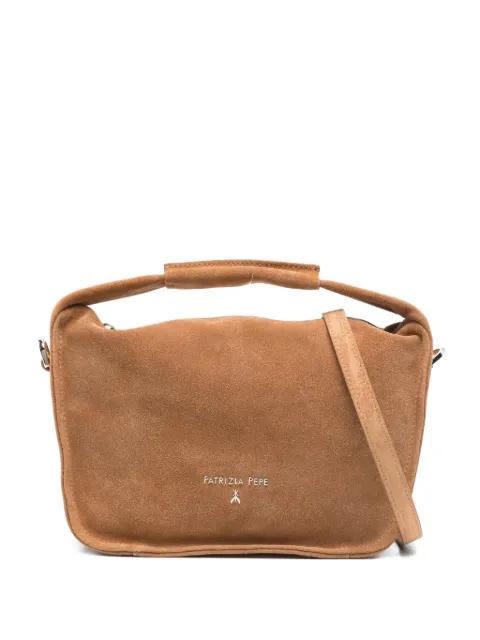 small suede tote bag by PATRIZIA PEPE