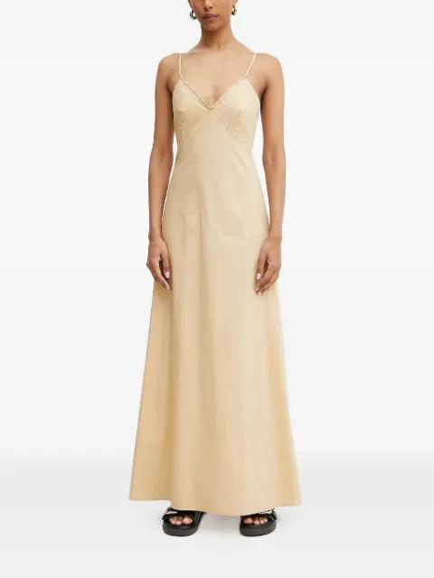 spaghetti-straps V-neck maxi dress by PATRIZIA PEPE