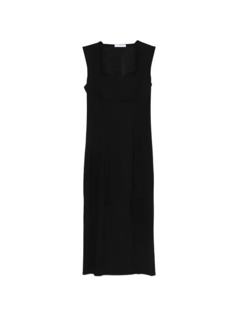 square-neck midi dress by PATRIZIA PEPE