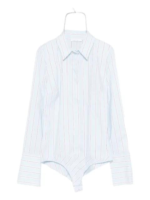 striped cotton bodysuit by PATRIZIA PEPE