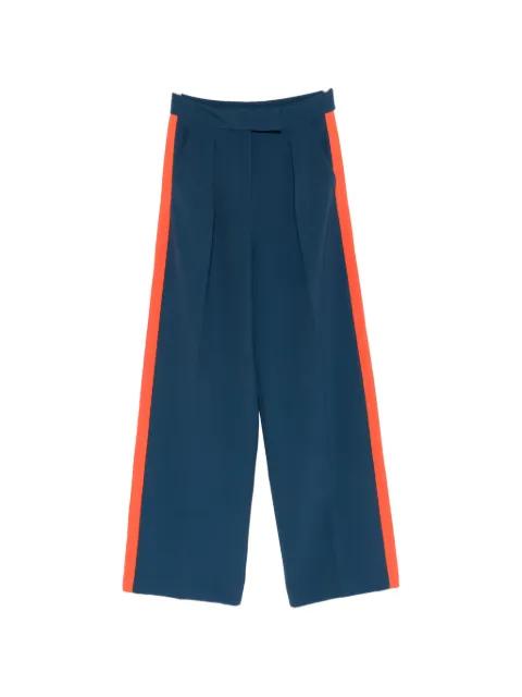 striped fluid trousers by PATRIZIA PEPE
