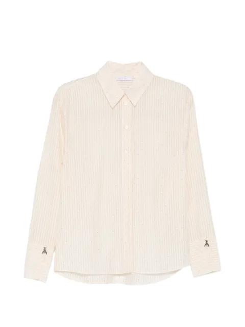striped-pattern studded shirt by PATRIZIA PEPE