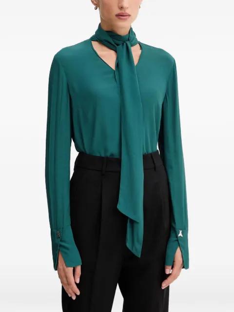 tie-detail blouse by PATRIZIA PEPE