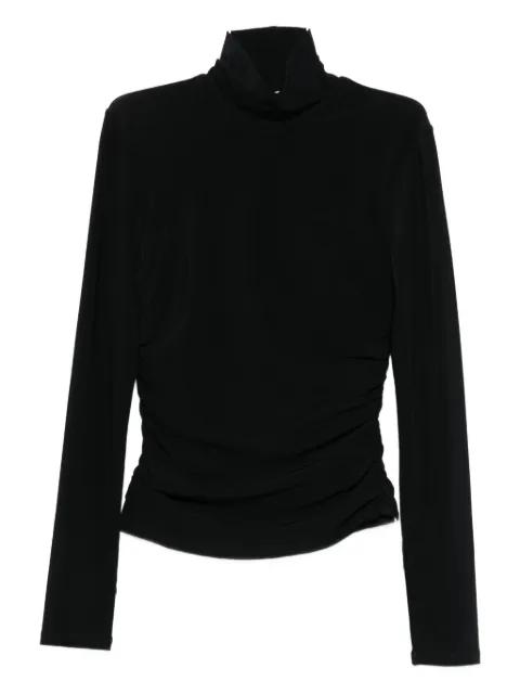 turtleneck gathered-waist top by PATRIZIA PEPE