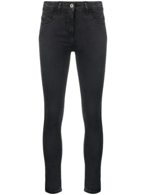 washed low-rise jeggings by PATRIZIA PEPE