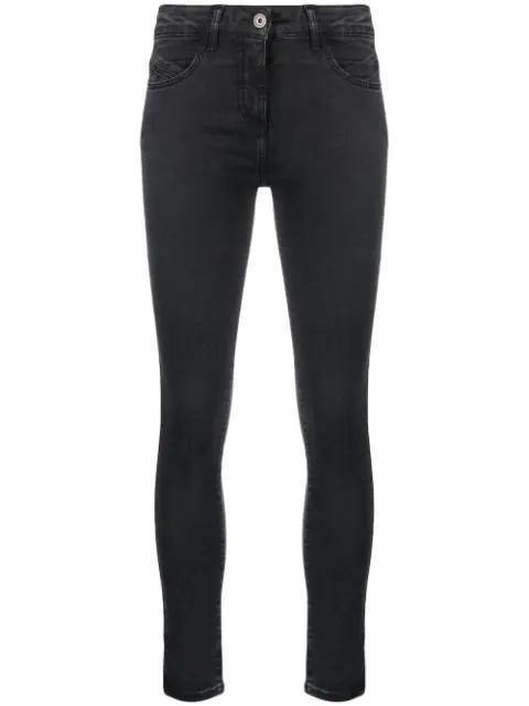 washed low-rise skinny jeans by PATRIZIA PEPE