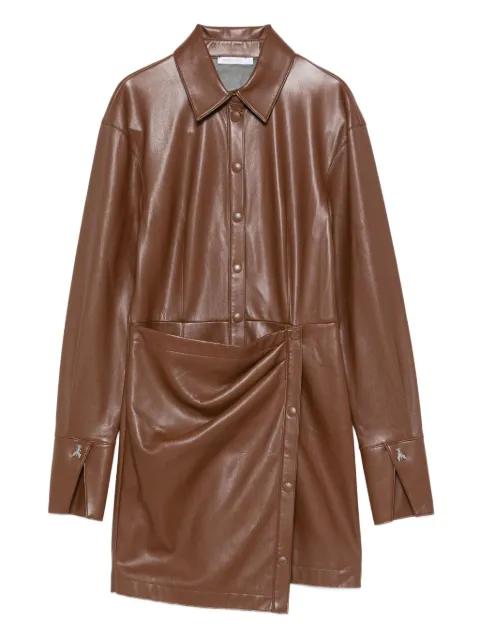 wrap-skirt shirt dress by PATRIZIA PEPE
