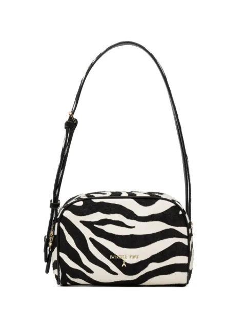 zebra-print shoulder bag by PATRIZIA PEPE