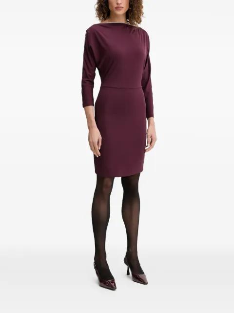 zip-detail midi dress by PATRIZIA PEPE