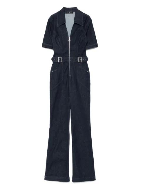 zip-fastening buckle jumpsuit by PATRIZIA PEPE