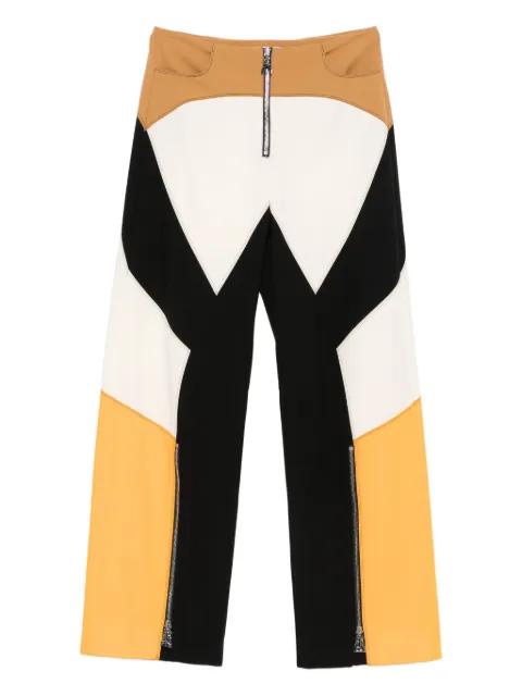 zip-up straight-leg trousers by PATRIZIA PEPE