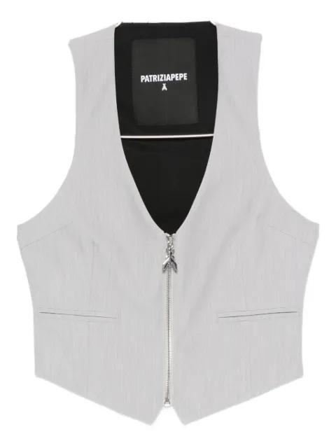 zip-up waistcoat by PATRIZIA PEPE