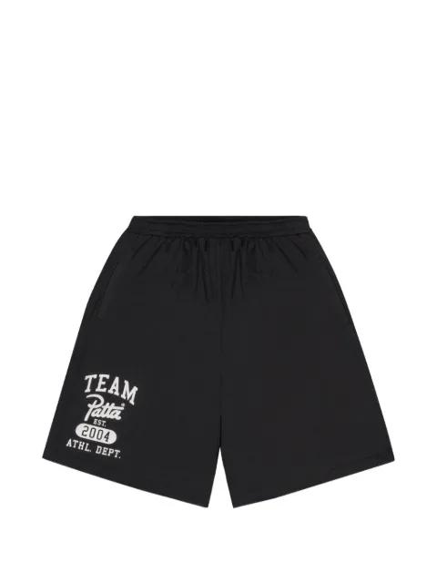 elastic-waist track shorts by PATTA