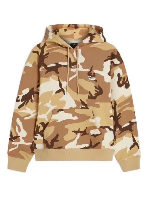 woodland-camouflage hoodie by PATTA