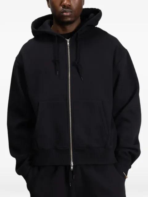 zip-up long-sleeve hoodie by PATTA