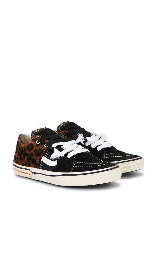 Paul Easterlin Caly Star Low Sneakers in Black,Brown by PAUL EASTERLIN