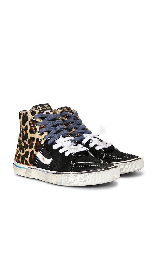 Paul Easterlin Caly Star Sneakers in Black,Brown by PAUL EASTERLIN