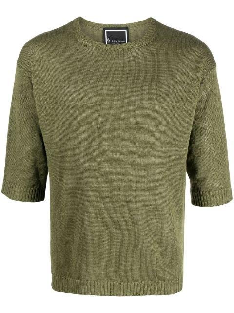 short-sleeve knitted T-shirt by PAUL MEMOIR
