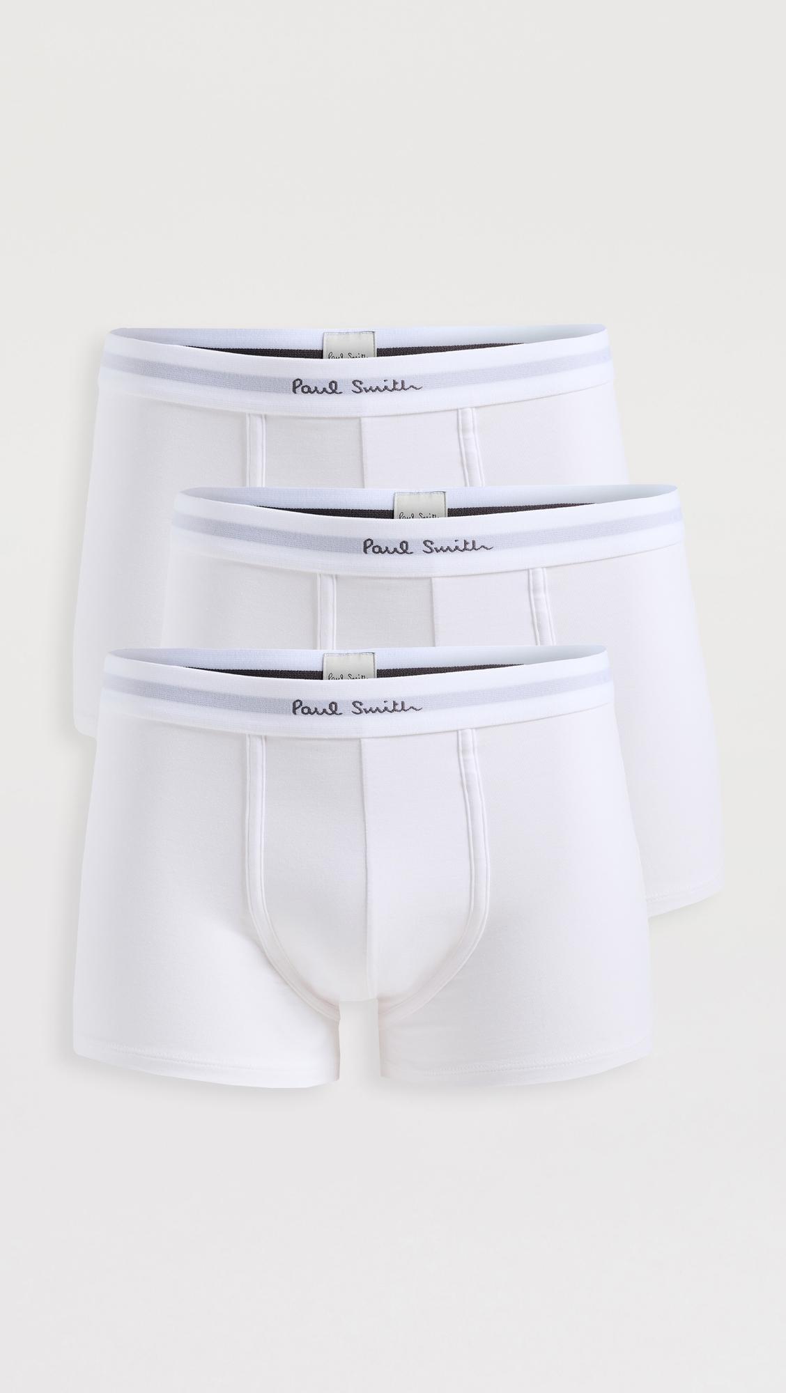 3 Pack Solid Trunks by PAUL SMITH