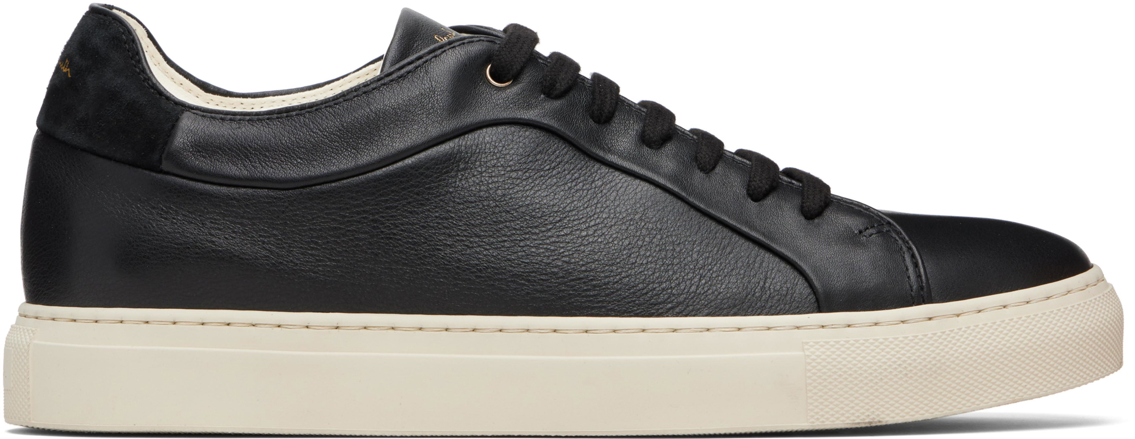 Black Leather 'Basso' Sneakers by PAUL SMITH