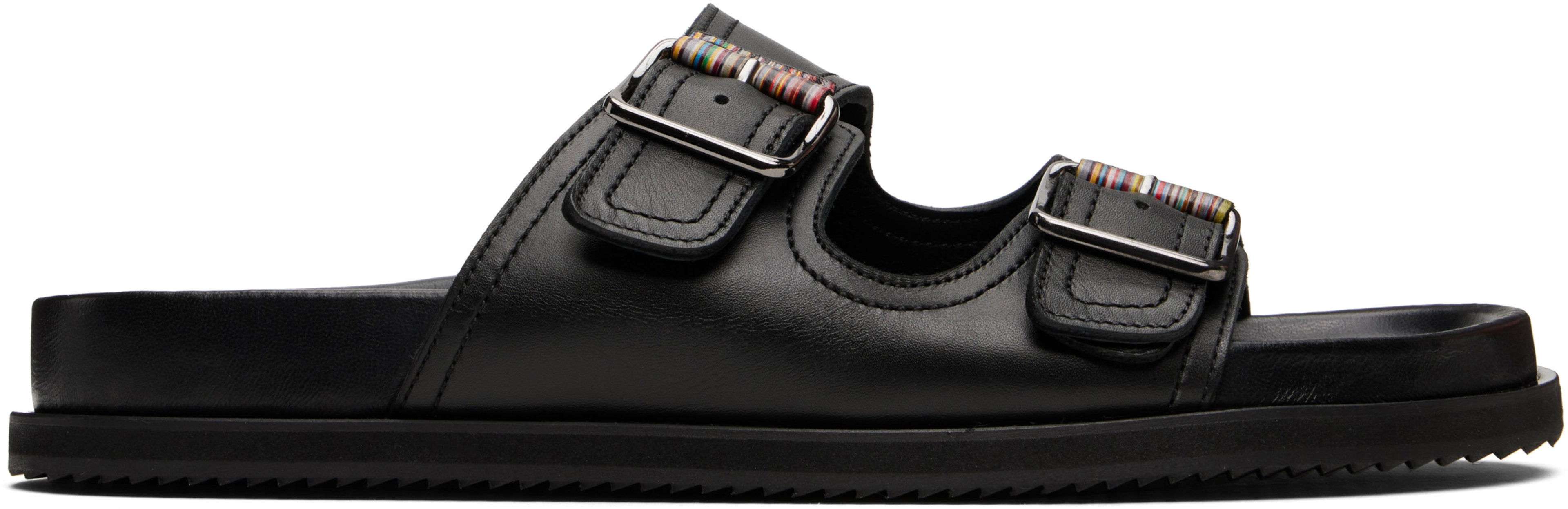 Black 'Malfa' Sandals by PAUL SMITH