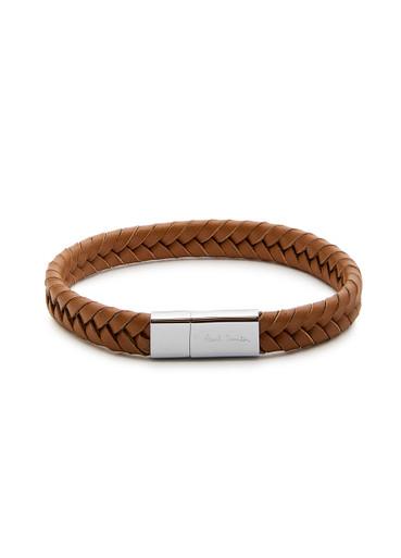 Braided leather bracelet by PAUL SMITH