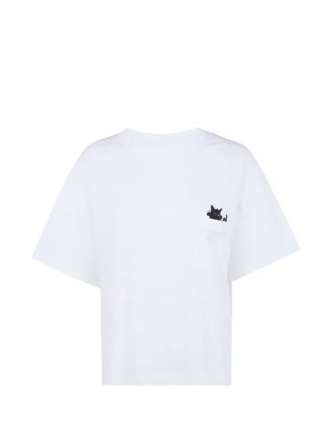 Cat pocket graphic T-shirt by PAUL SMITH