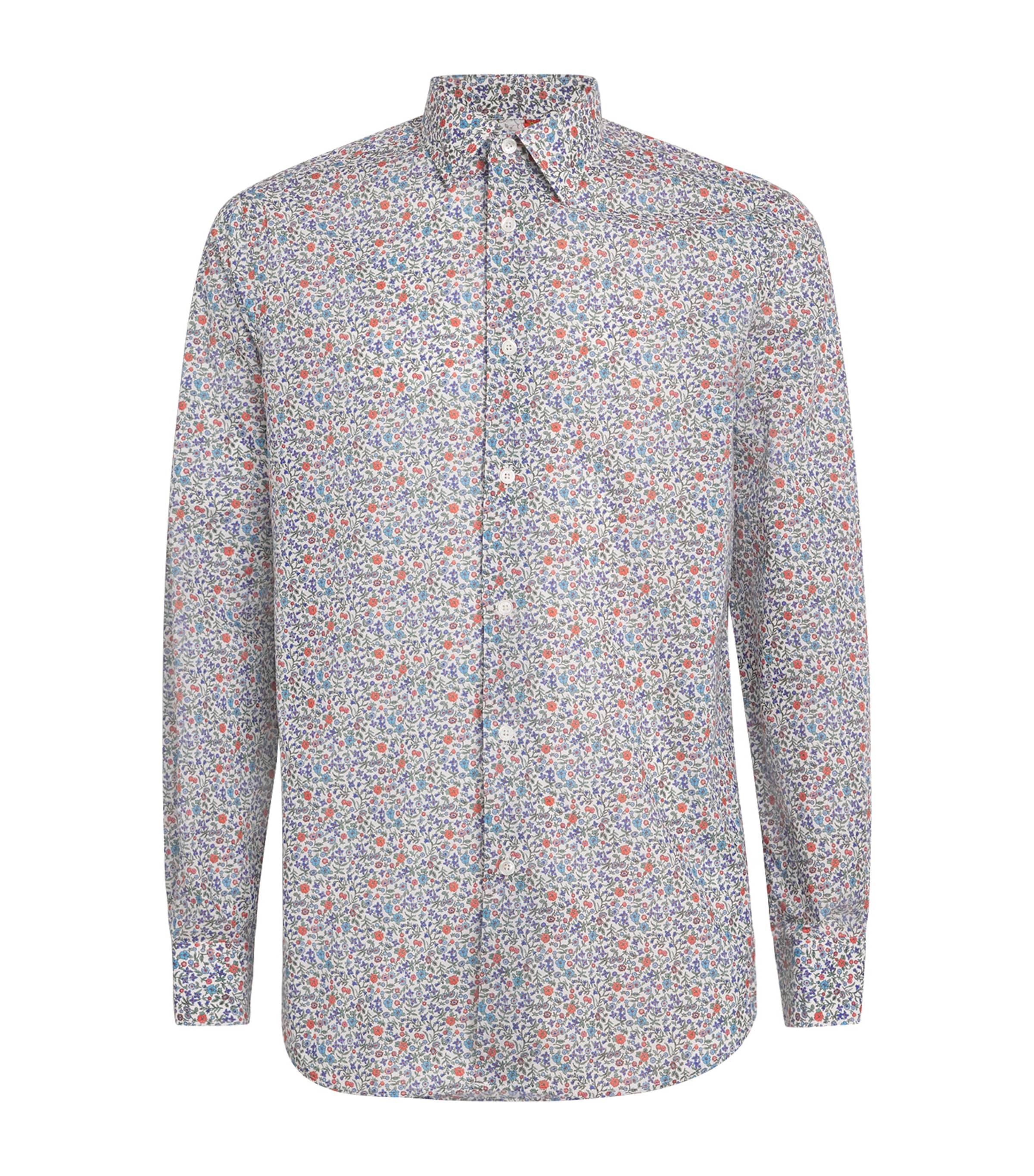 Cotton Liberty Print Shirt by PAUL SMITH