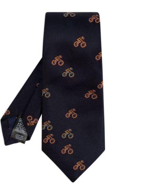 Cyclist Sketch tie by PAUL SMITH