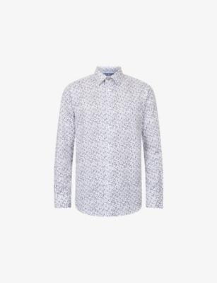Ditsy Long-Sleeve Cotton Shirt by PAUL SMITH