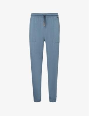 Drawstring-waistband tapered-leg regular-fit stretch-jersey jogging bottoms by PAUL SMITH